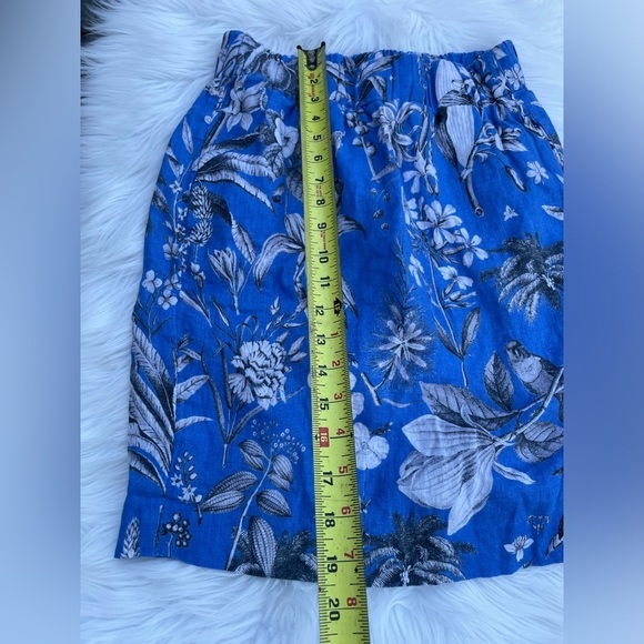 J. Crew Ratti Tropical Toile Linen Skirt - XS - Picture 7 of 10